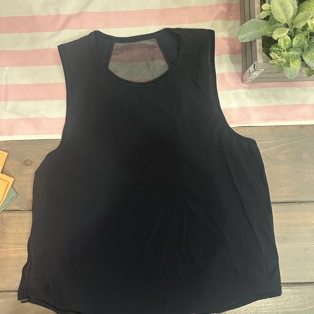 lululemon athletica Black Tank Top